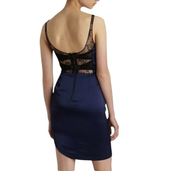 New Alice + Olivia satin and lace dress - Picture 2 of 6